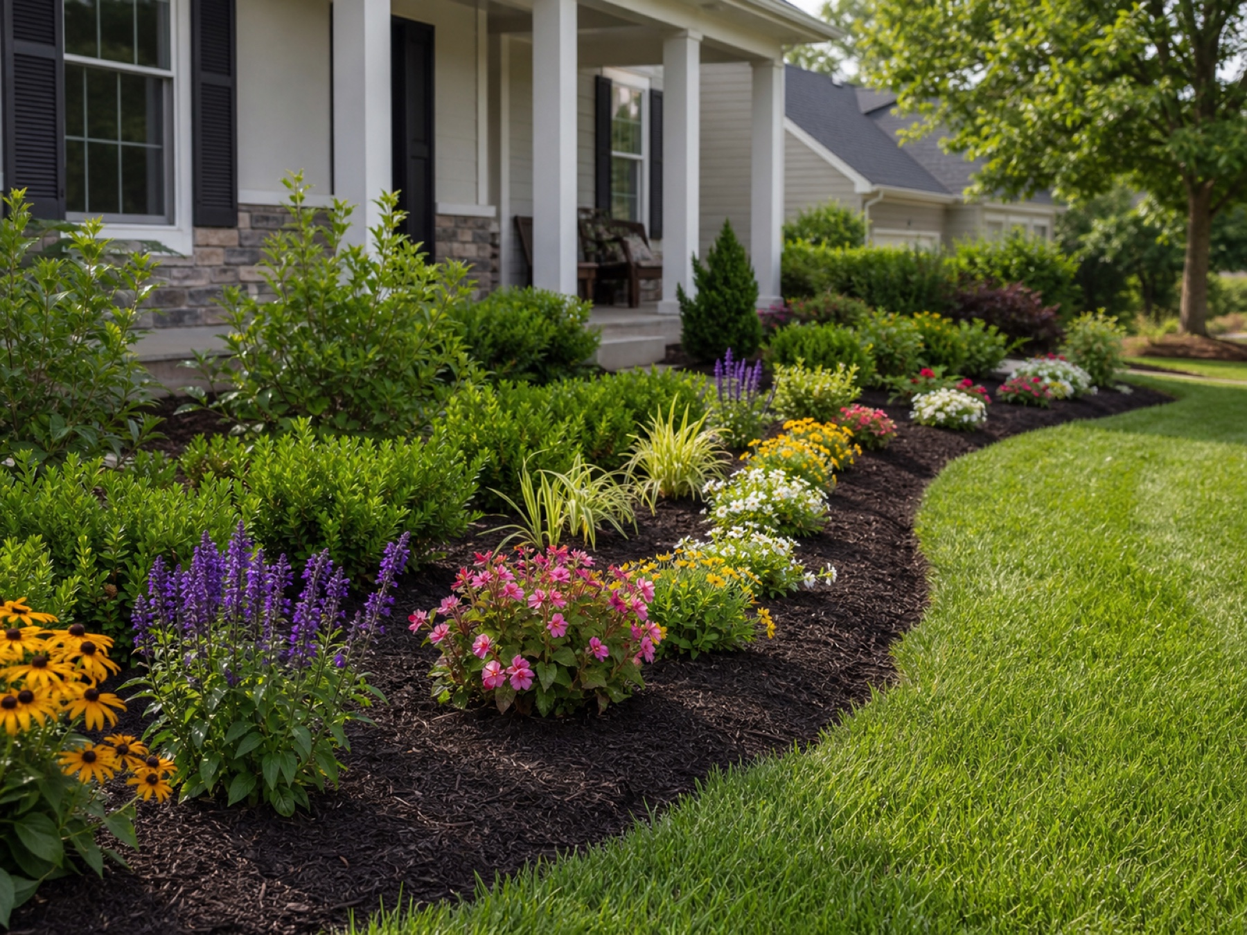 Flowerbed Installation service by WaterBoy Landscaping